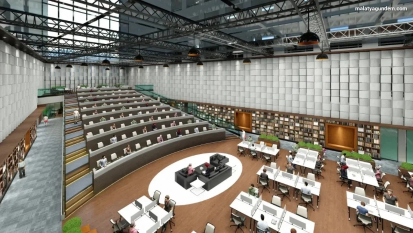 Bölgenin en büyük kütüphanesinde sona doğru