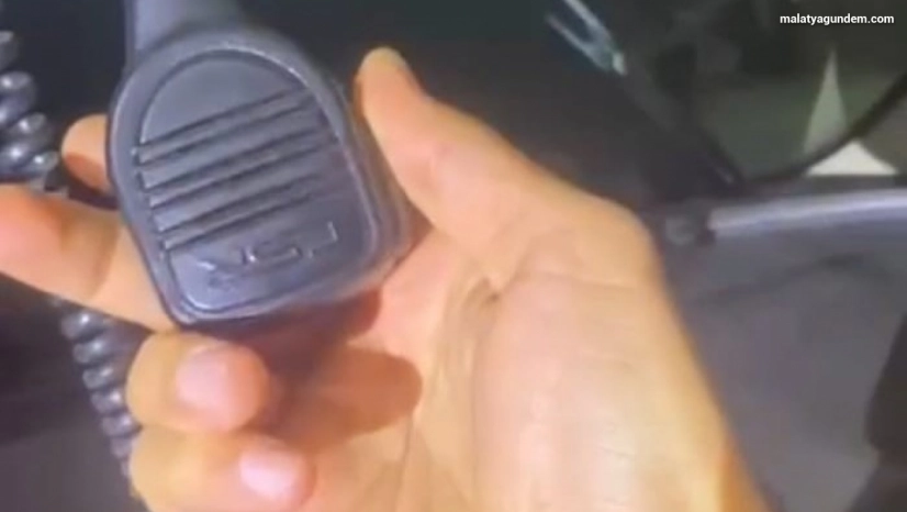 Malatya'da çakarlı araç 30 gün trafikten men edildi