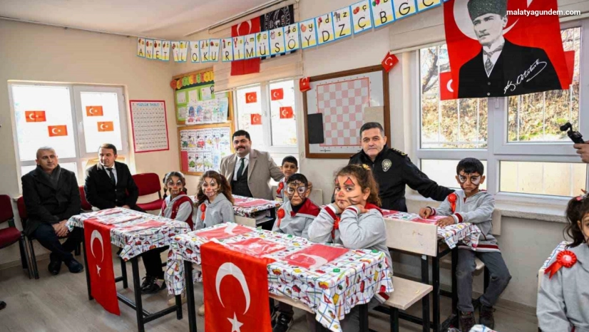 Malatya Emniyeti minik kalplere dokundu