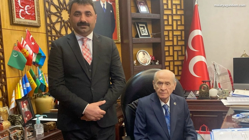 Samanlı'dan MHP Lideri Bahçeliye ziyaret
