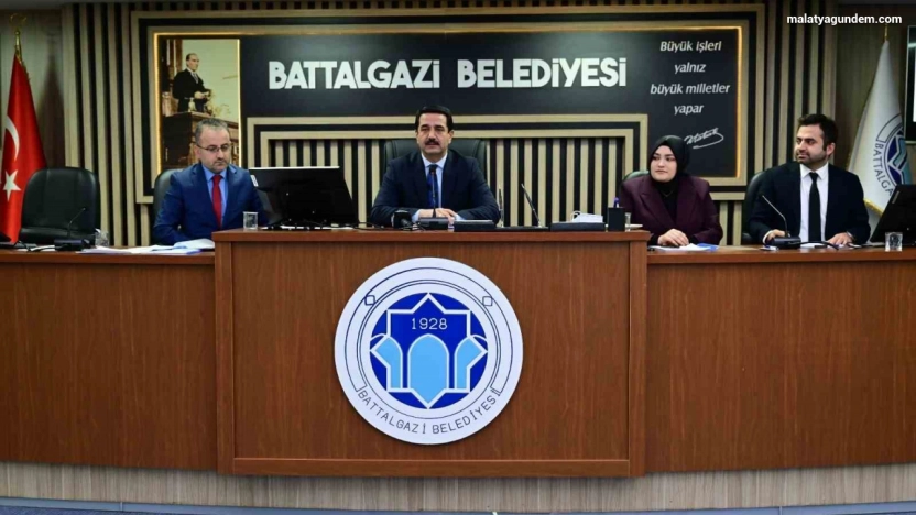Battalgazi Belediye Meclisi 2026 yılı ilk toplantısını gerçekleştirdi