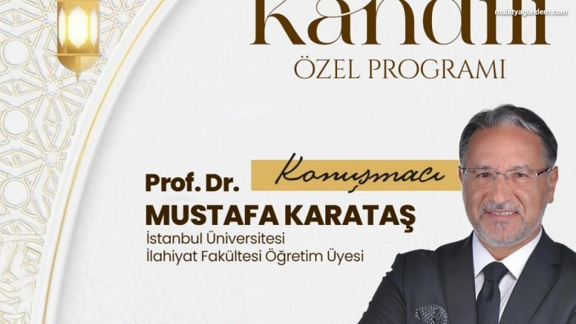 Battalgazi'de Miraç Kandili özel programı