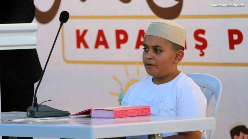 Hekimhan'da yaz Kur'an kursları kapanış programı düzenlendi