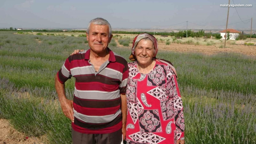 İnternetten gördüler, lavanta üreticisi oldular
