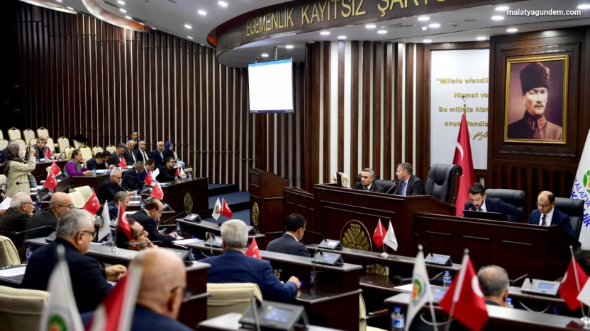 Malatya Büyükşehir Belediye Meclisi Kasım 2'inci birleşimi yapıldı