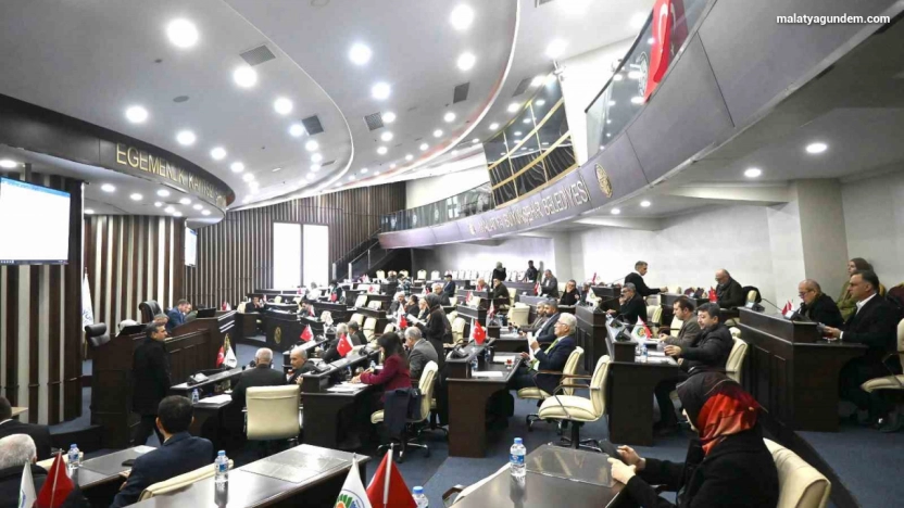 Malatya Büyükşehir Belediye Meclisi Ocak ayı toplantıları sona erdi