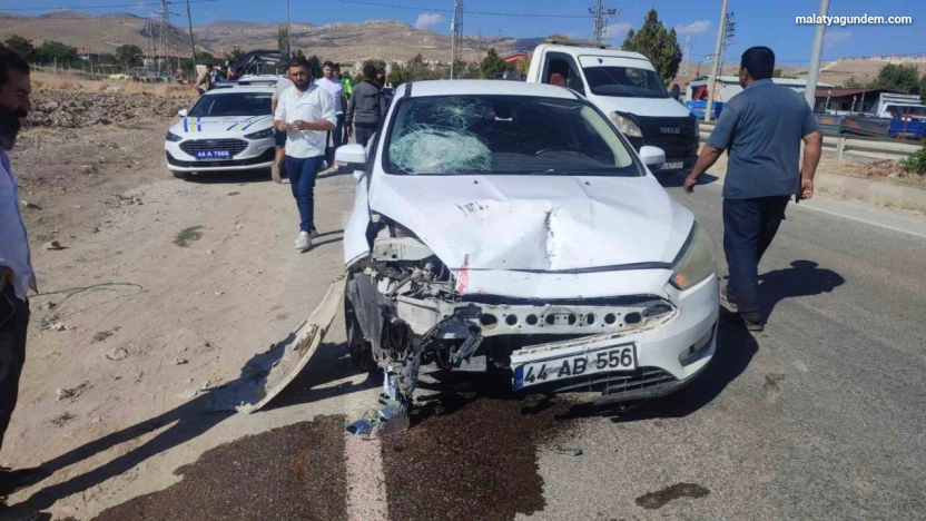 Malatya'da otomobil ile motosiklet çarpıştı: 1 ölü