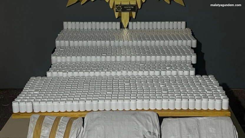 Uyuşturucu operasyonunda 75 bin 376 adet sentetik ecza ele geçirildi