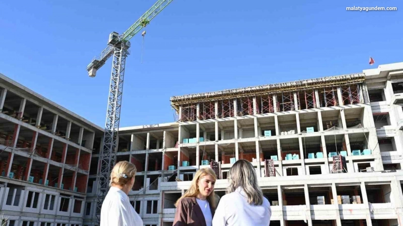 Yeni Adliye Sarayı'nda çalışmalar hız kesmeden devam ediyor