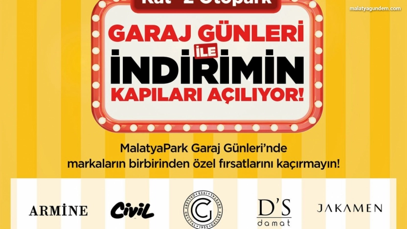 MalatyaPark AVM'de 'Garaj Günleri' başlıyor