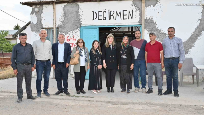 Milletvekili Ölmeztoprak, Doğanşehir'de üreticilerle buluştu
