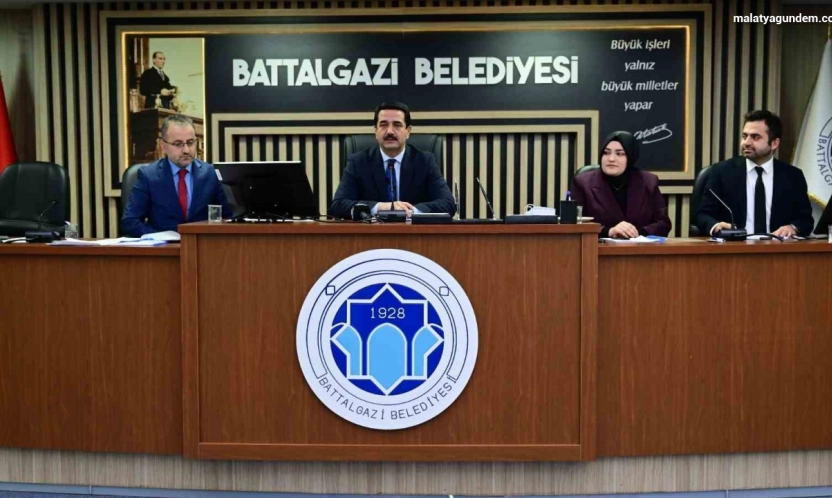 Battalgazi Belediye Meclisi 2026 yılı ilk toplantısını gerçekleştirdi