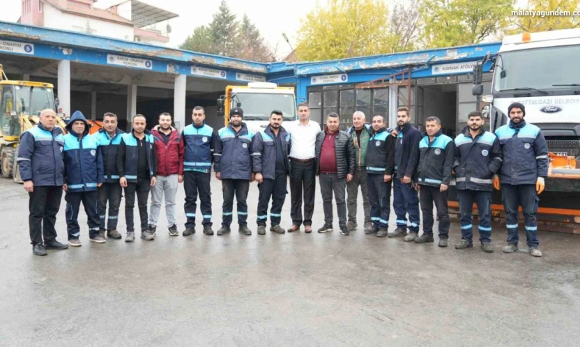 Battalgazi Belediyesi karla mücadele için teyakkuza geçti