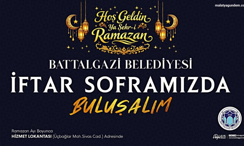 Battalgazi Belediyesi'nden Ramazan'da iftar hizmeti