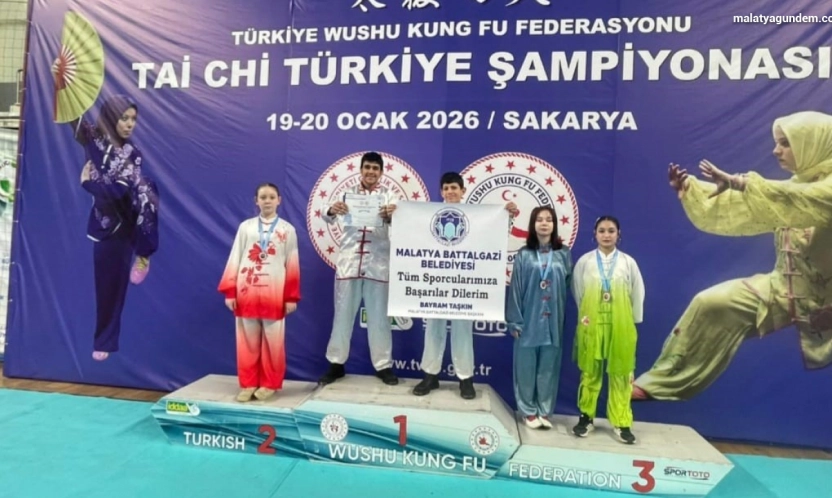Battalgazi Belediyesi sporcularından Türkiye Şampiyonası'nda 5 madalya