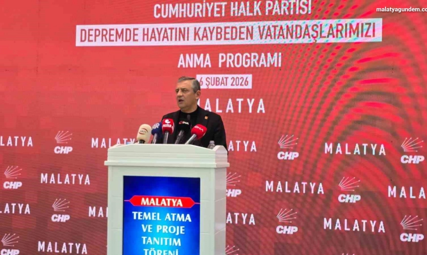 CHP Genel Başkanı Özel: 'Muhalefet çivi çakma makamı değildir, çiviyi kimin çakacağına millet karar verir'