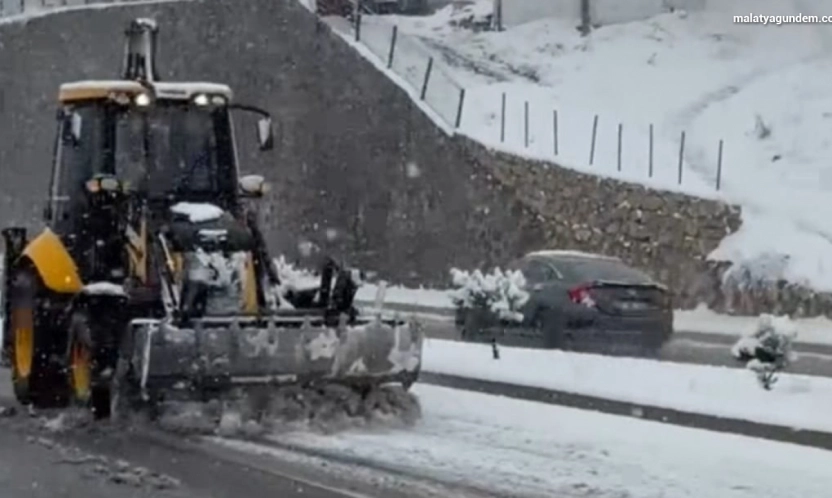 Darende'de kar alarmı
