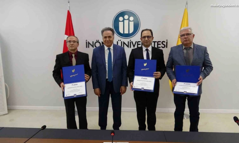 İnönü Üniversitesi'nde akreditasyon başarısı