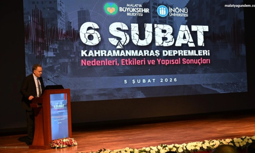 İnönü Üniversitesinde deprem paneli düzenlendi