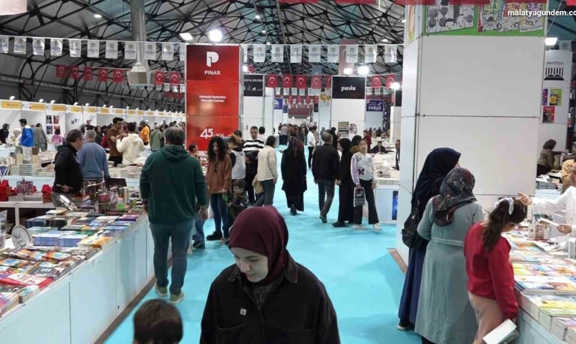 Malatya Anadolu Kitap ve Kültür Fuarı'na yoğun ilgi