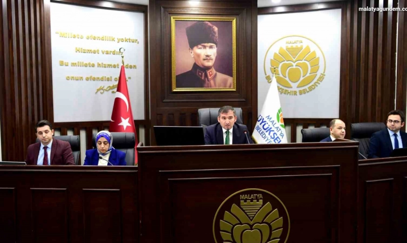 Malatya Büyükşehir Belediye Meclisi Şubat ayı toplantısı yapıldı