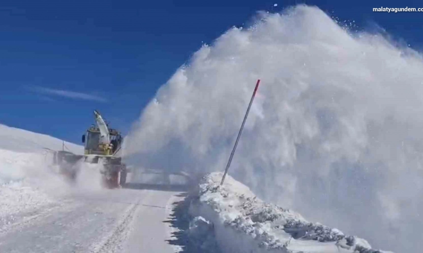 Malatya Büyükşehir Belediyesi'nden karla mücadele seferberliği