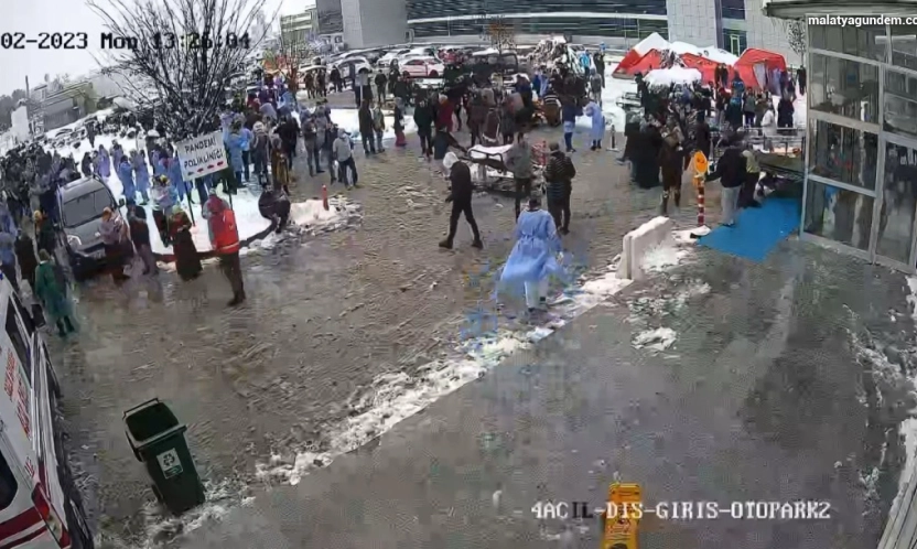 Malatya'da 6 Şubat depremlerine ait yeni görüntüler ortaya çıktı