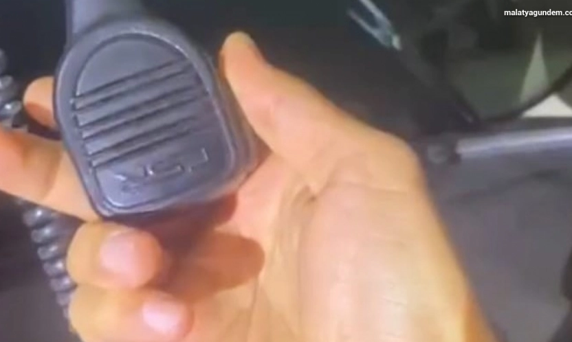 Malatya'da çakarlı araç 30 gün trafikten men edildi