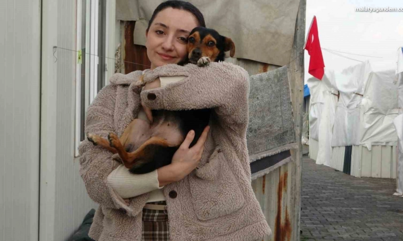 Malatya'da konteyner kentin Boncuk'u milyonların sevgilisi oldu