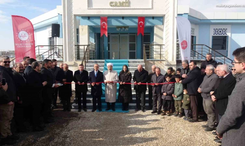 Malatya'da Kubbetü's-Sahra Cami ibadete açıldı