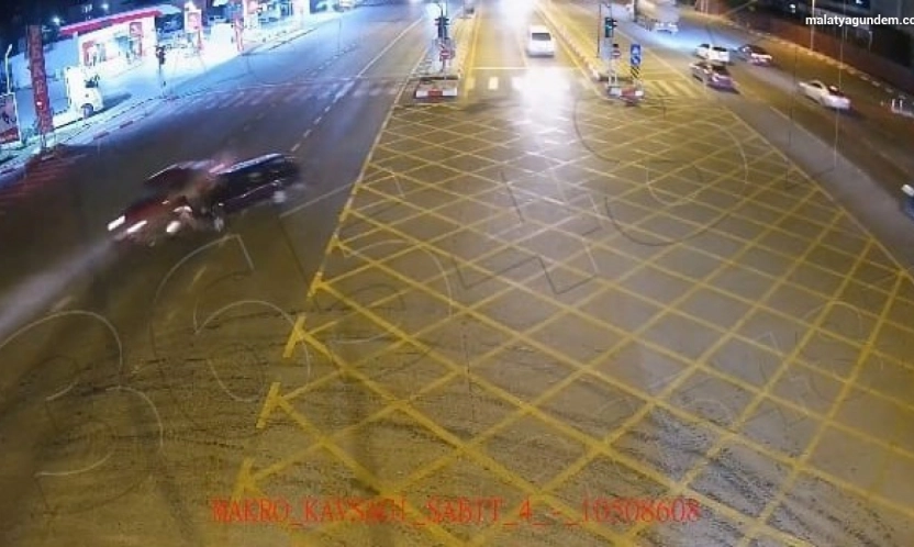 Malatya'da meydana gelen feci kazalar KGYS kameralarında