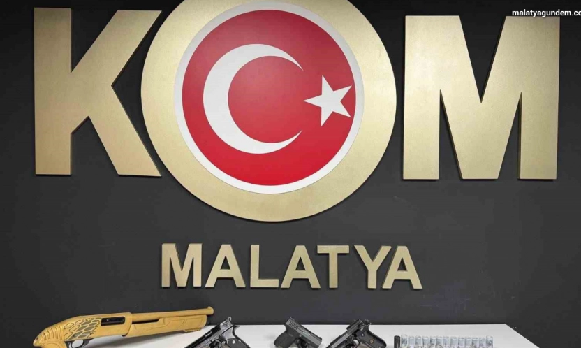 Malatya'da ruhsatsız silah operasyonu: 1 gözaltı