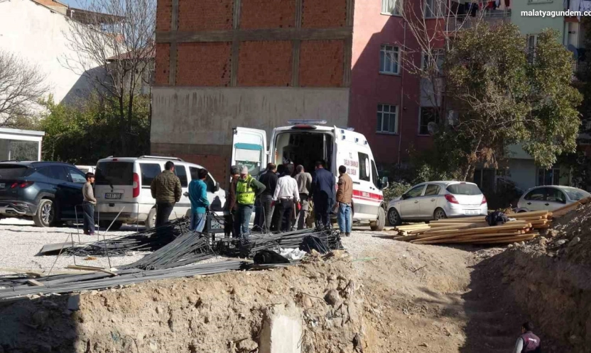 Malatya'da şantiyede iş kazası: 1 yaralı