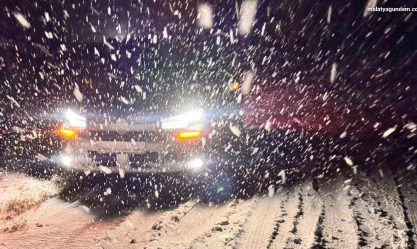 Malatya'da yağış sonrası mahsur kalan 33 kişi kurtarıldı