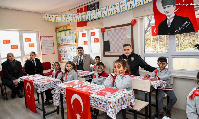 Malatya Emniyeti minik kalplere dokundu