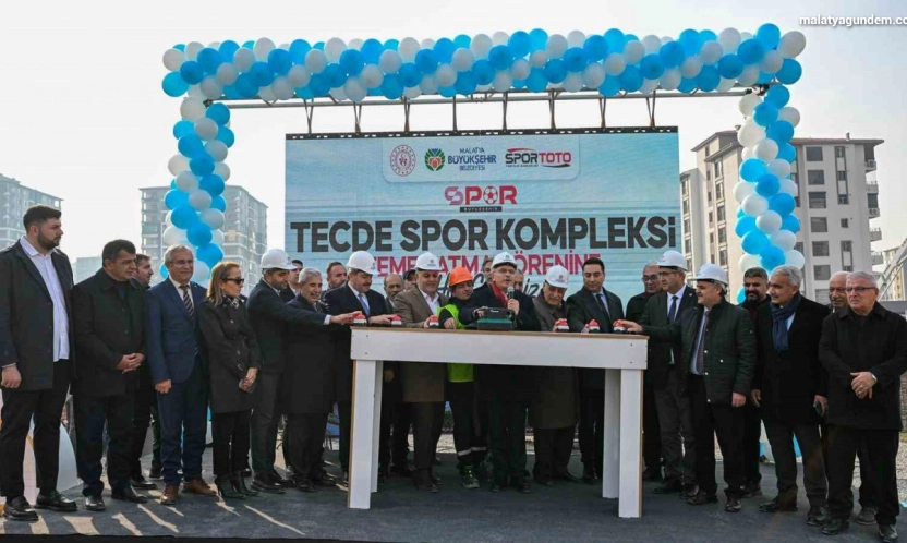 Tecde Spor Kompleksi'nin temeli atıldı